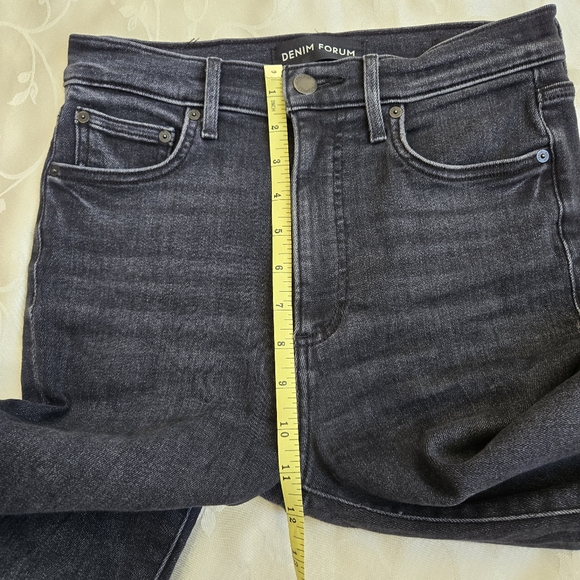 Denim Forum Lola High Rise Skinny Crop Jeans - Picture 6 of 8